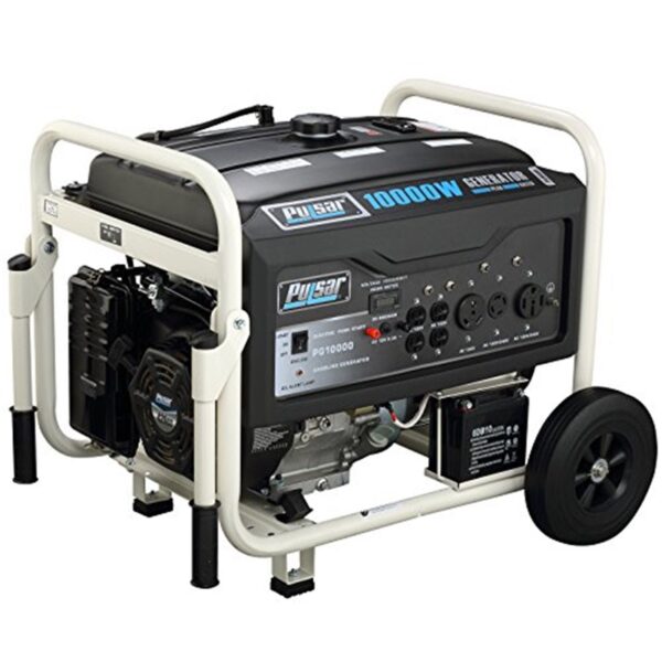 Pulsar 10,000 Watt Portable Gasoline Generator with Electric Start