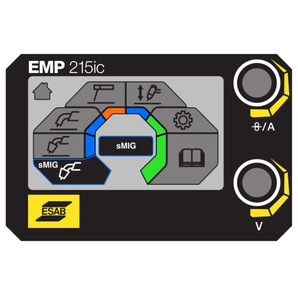 ESAB Rebel EMP 215ic MIG/Stick/TIG Welder with Spoolgun (0558102240) - Image 5