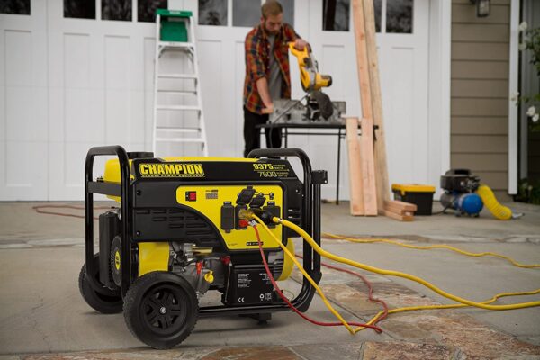 Champion 100813 7500W/9375W 50 Amp Gas Electric Start Generator New - Image 3