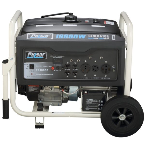 Pulsar 10,000 Watt Portable Gasoline Generator with Electric Start - Image 2