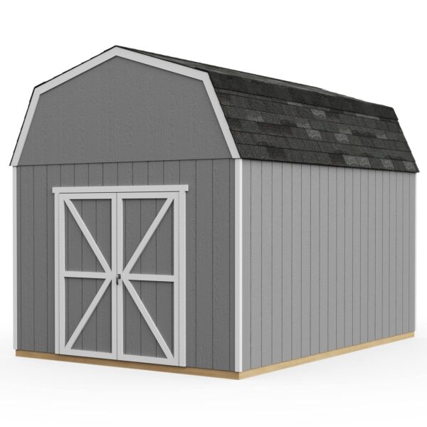 Handy Home Products Braymore 10×14 Do-It-Yourself Wooden Storage Shed with Floor - Image 5