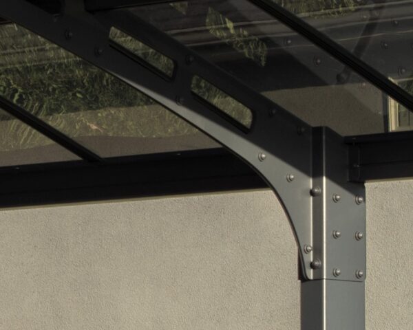 Palram – Canopia Arizona Breeze 5000 Carport – 10′ x 16′ x 9′ – Gray/Bronze - Image 5