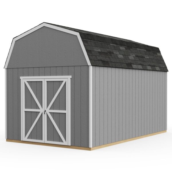 Handy Home Products Braymore 10×16 Do-It-Yourself Wooden Storage Shed with Floor - Image 8