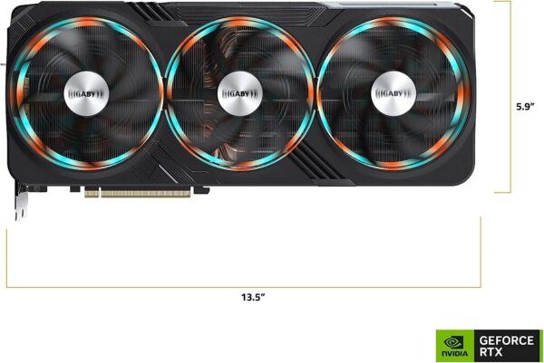 Gigabyte GeForce RTX 4080 Gaming OC 16G Graphics Card, 3X WINDFORCE Fans, 16GB 256-bit GDDR6X, GV-N4080GAMING OC-16GD Video Card - Image 9