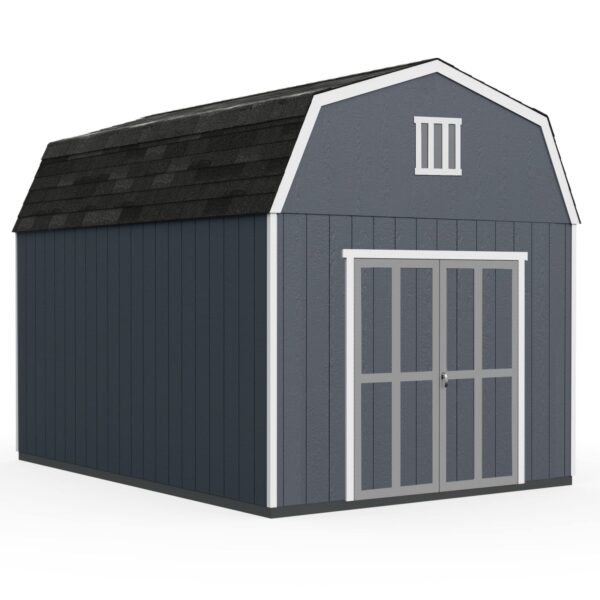 Handy Home Products Braymore 10×14 Do-It-Yourself Wooden Storage Shed with Floor - Image 3