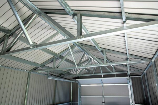 SOJAG GRC1215 Everest Wind & Snow Rated Steel Garage – 12 ft. x 15 ft. x 10 ft. Charcoal 12′ x 15′ - Image 5
