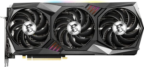 MSI NVIDIA GeForce RTX 3080 Gaming Z Trio LHR Triple Fan 12GB GDDR6X PCIe 4.0 Graphics Card - Image 2