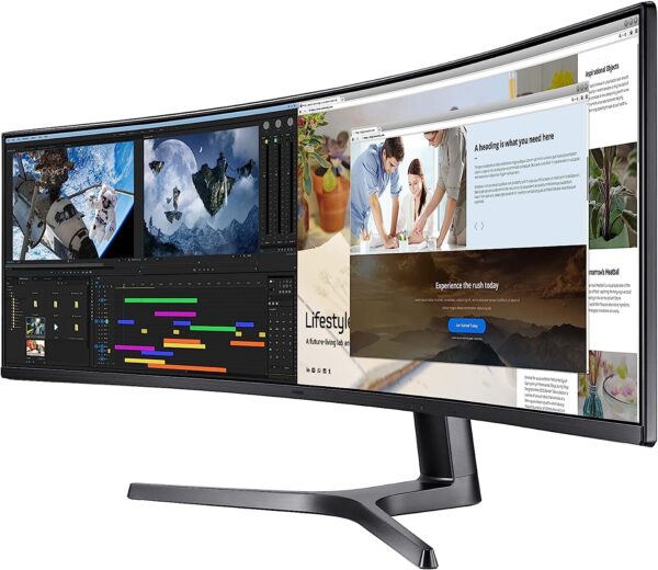 SAMSUNG 49” Odyssey G9 Gaming Monitor, 1000R Curved Screen - Image 11