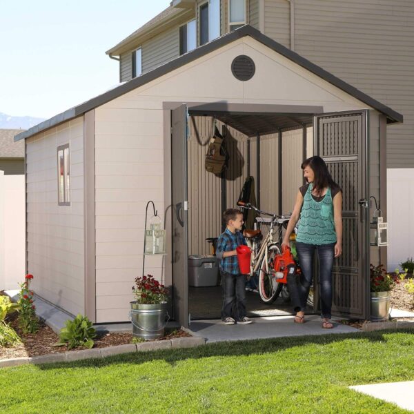 Lifetime 6415 Outdoor Storage Shed, 11 by 13.5 Feet 11 x 13.5 Ft. - Image 5
