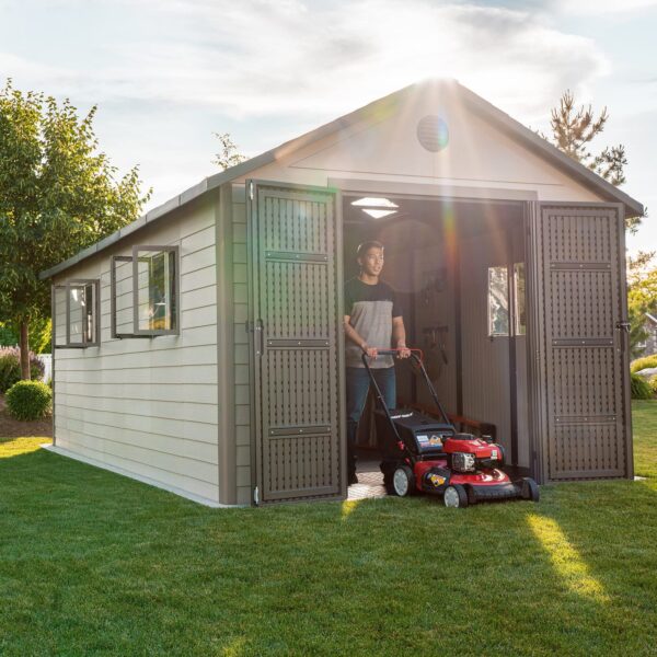 Lifetime 11 x 18.5 Ft. Outdoor Storage Shed - Image 6