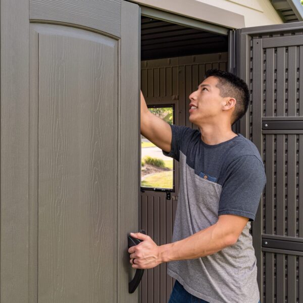 Lifetime 11 x 18.5 Ft. Outdoor Storage Shed - Image 7