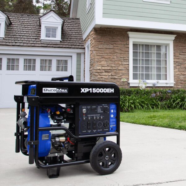 DuroMax XP15000EH 15,000 Watt Portable Dual Fuel Gas Propane Generator - Image 10