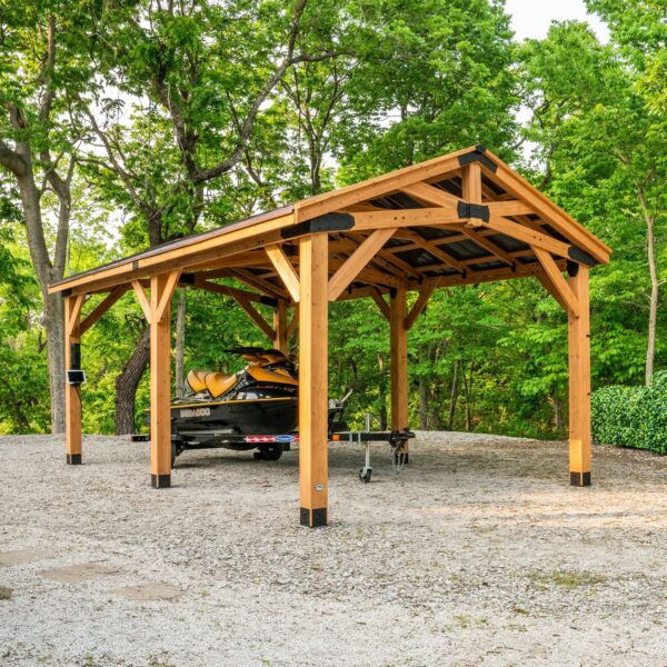 Backyard Discovery 20×12 Norwood Carport/Gazebo - Image 7