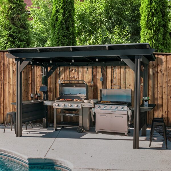 Backyard Discovery Rockport XL Steel Grill Gazebo