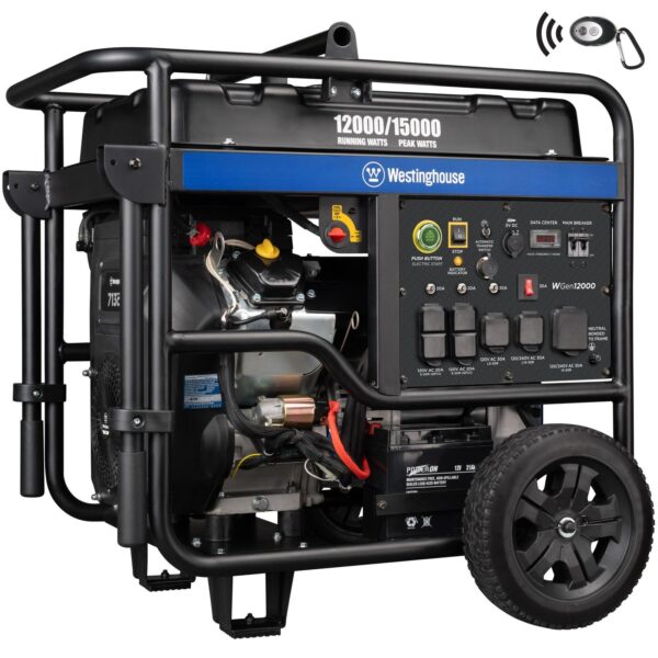 Westinghouse WGen12000 Ultra Duty Portable Generator – 12000 Rated Watts