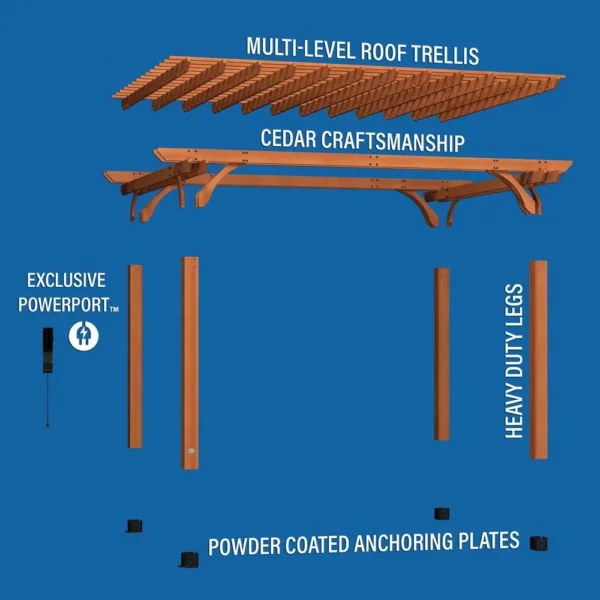 16X12 BEAUMONT PERGOLA - Image 3