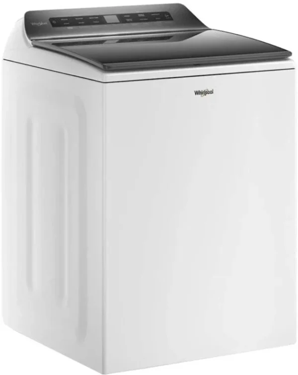 Whirlpool – 4.8 Cu. Ft. High Efficiency Smart Top Load Washer with Load & Go Dispenser – White - Image 2