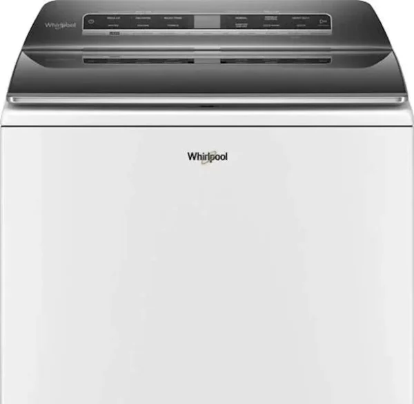 Whirlpool – 4.8 Cu. Ft. High Efficiency Smart Top Load Washer with Load & Go Dispenser – White