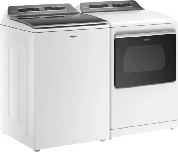 Whirlpool – 5.3 Cu. Ft. Smart Top Load Washer with Load & Go Dispenser – White