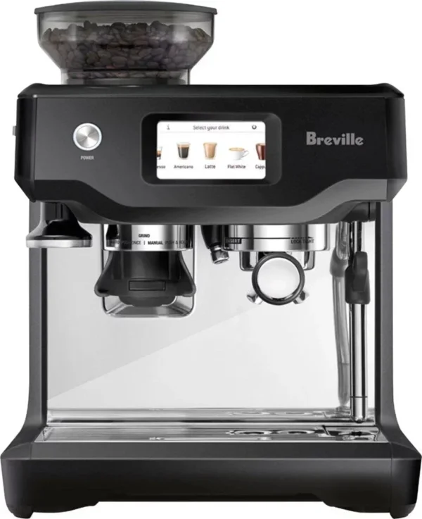 Breville – the Barista Touch Espresso Machine with 15 bars of pressure, Milk Frother and intergrated grinder – Black Truffle - Image 2