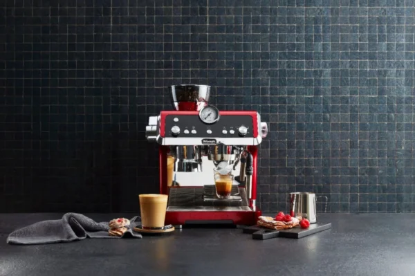 De’Longhi – La Specialista Prestigio Espresso Machine with Active Temperature Control and Dual Heating System – Red - Image 3