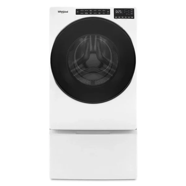 Whirlpool – 5.0 Cu. Ft. High-Efficiency Stackable Front Load Washer with Quick Wash Cycle – Whit