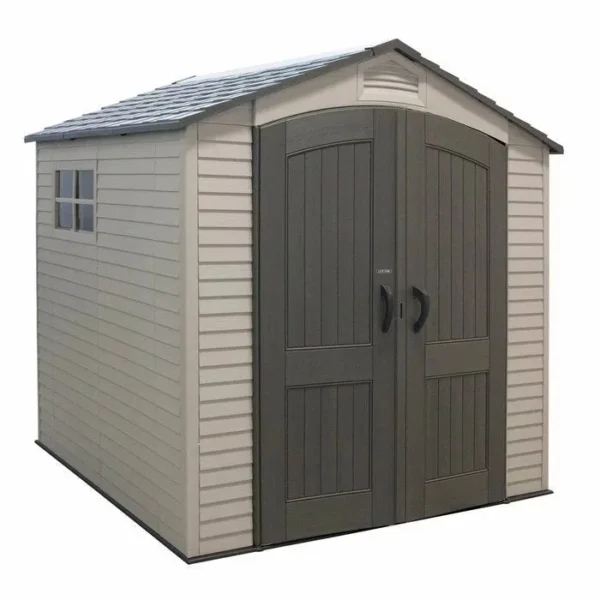7 ft. W x 7 ft. D Plastic Storage Shed LIFETIME - Image 3
