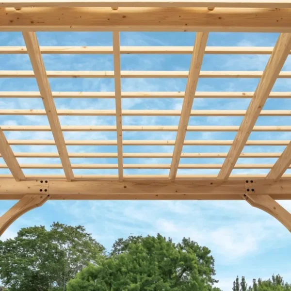 12×10 Fairhaven Pergola Natural - Image 5