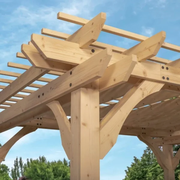 12×10 Fairhaven Pergola Natural - Image 8