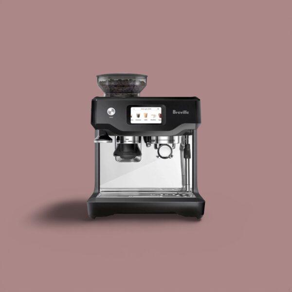 Breville – the Barista Touch Espresso Machine with 15 bars of pressure, Milk Frother and intergrated grinder – Black Truffle