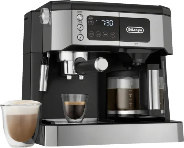 De’Longhi COM530M – Digital All-in-One Combination Coffee and Espresso Machine – Black and Stainless Steel - Image 5
